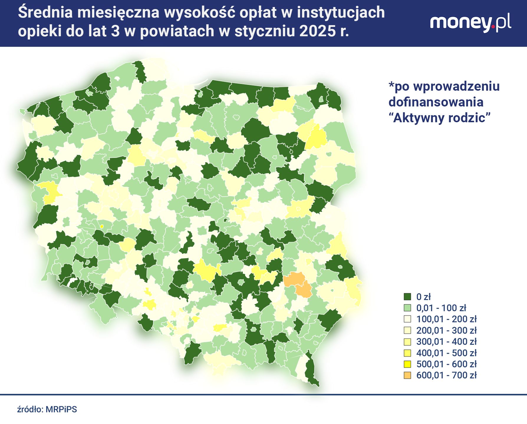 Opłaty w żłobkach po wdrożeniu babciowego