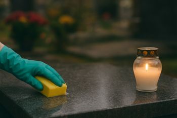 Tym wyczyścisz nagrobki na Wszystkich Świętych. Wystarczy kilka kropel