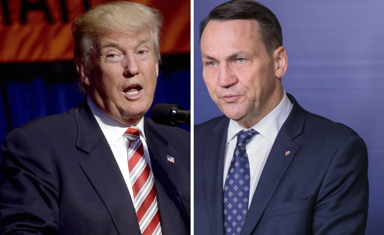 Sikorski: wielokrotnie chwaliłem Trumpa