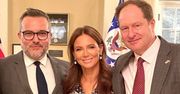 Kinga Rusin bryluje&fotografuje się z ambasadorem USA. "Mówiono o wspaniałej postawie Polaków"