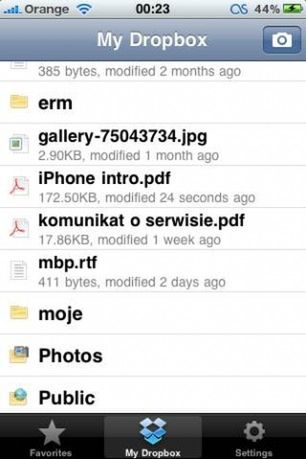 Dropbox dla iPhone'a i iPoda touch już jest!