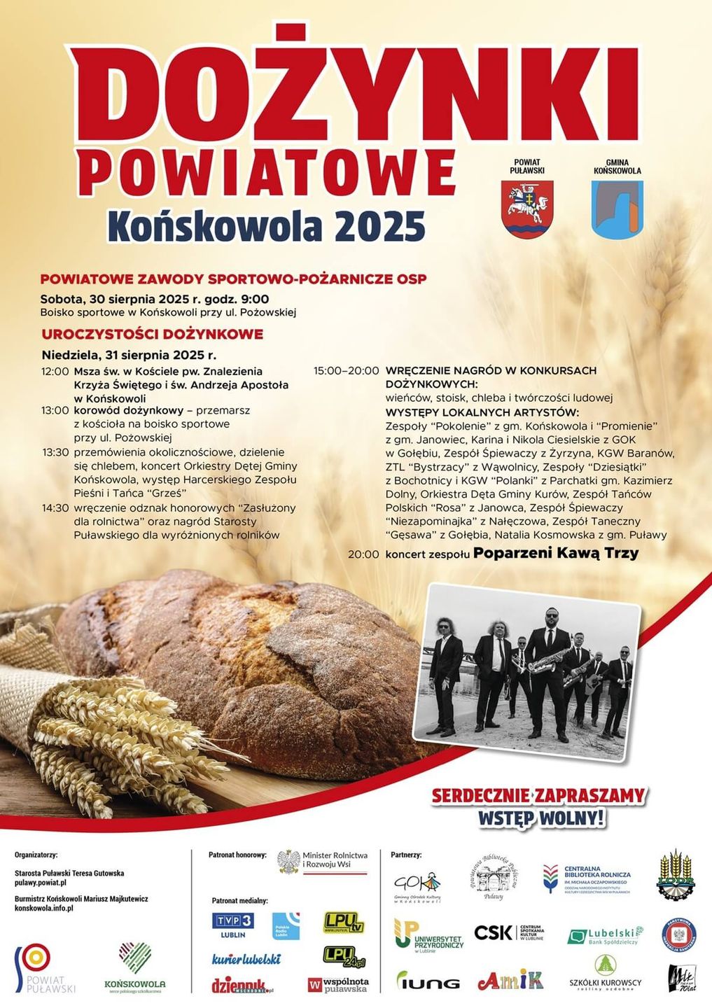 Dożynki Powiatu Puławskiego w Końskowoli