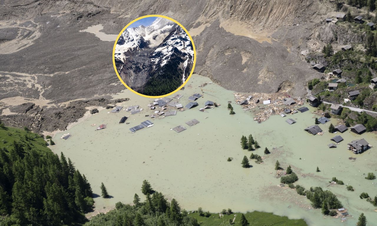 Erdrutsch in Lötschental: Dorf Blatten im Eischaos zerstört