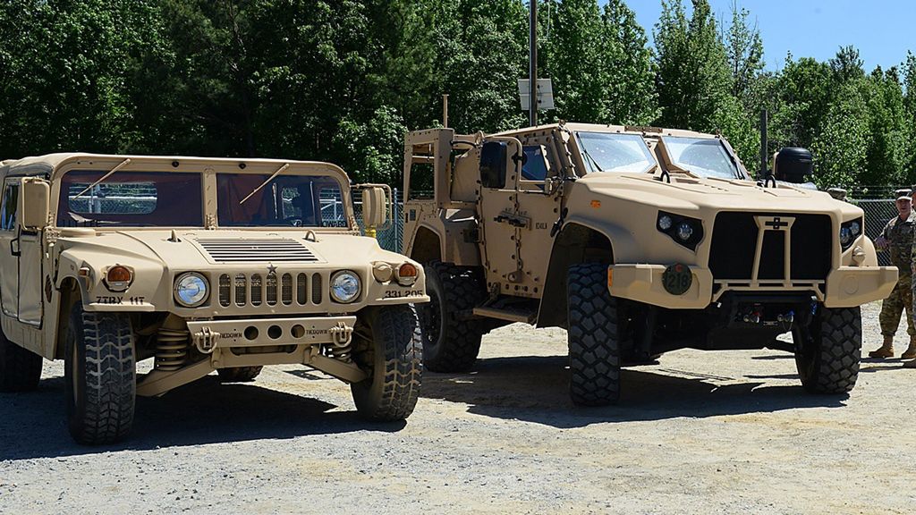 HMMWV 3 – Porównanie klasycznego HMMWV z lekkimi drzwiami brezen