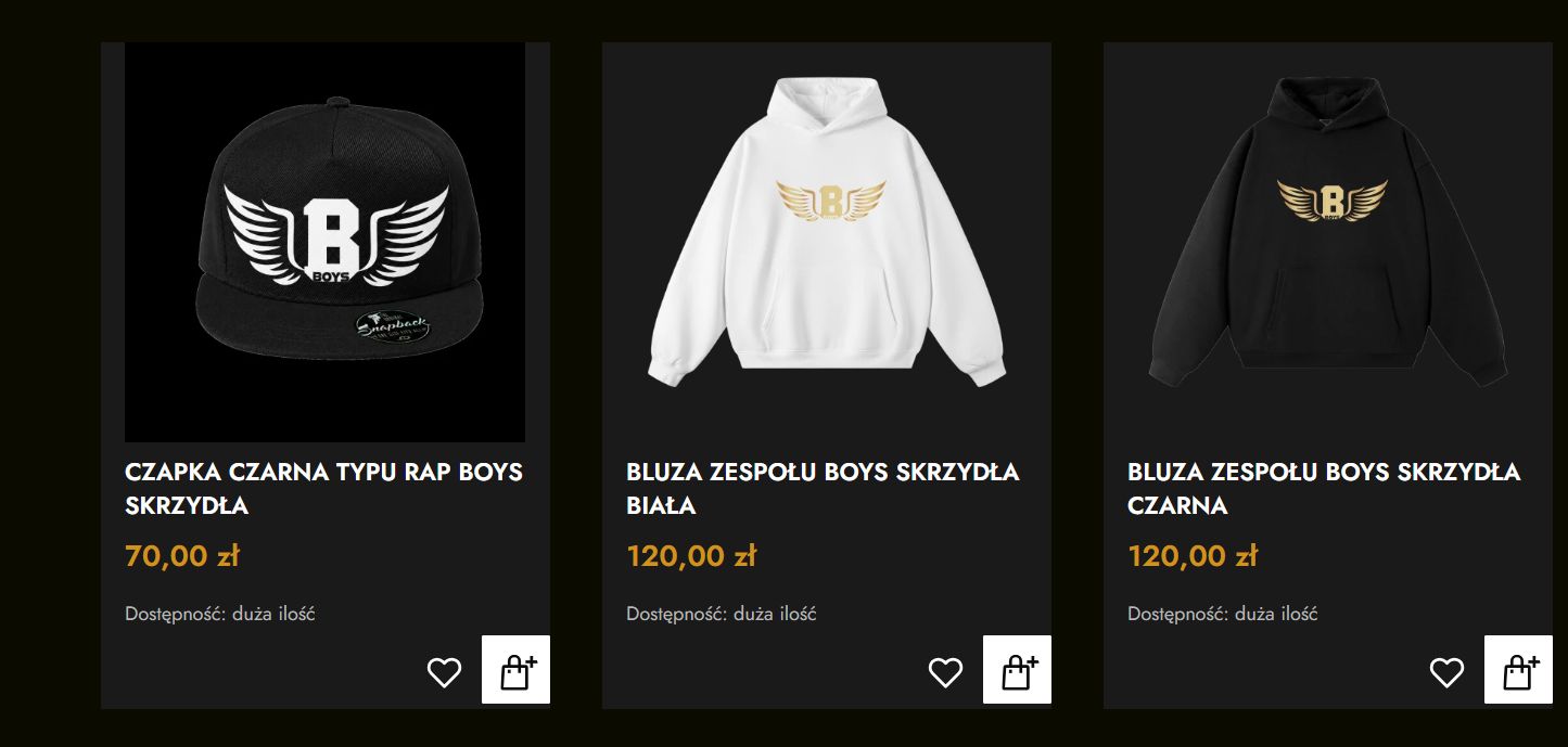 Bluzy i czapka od Marcina Millera
