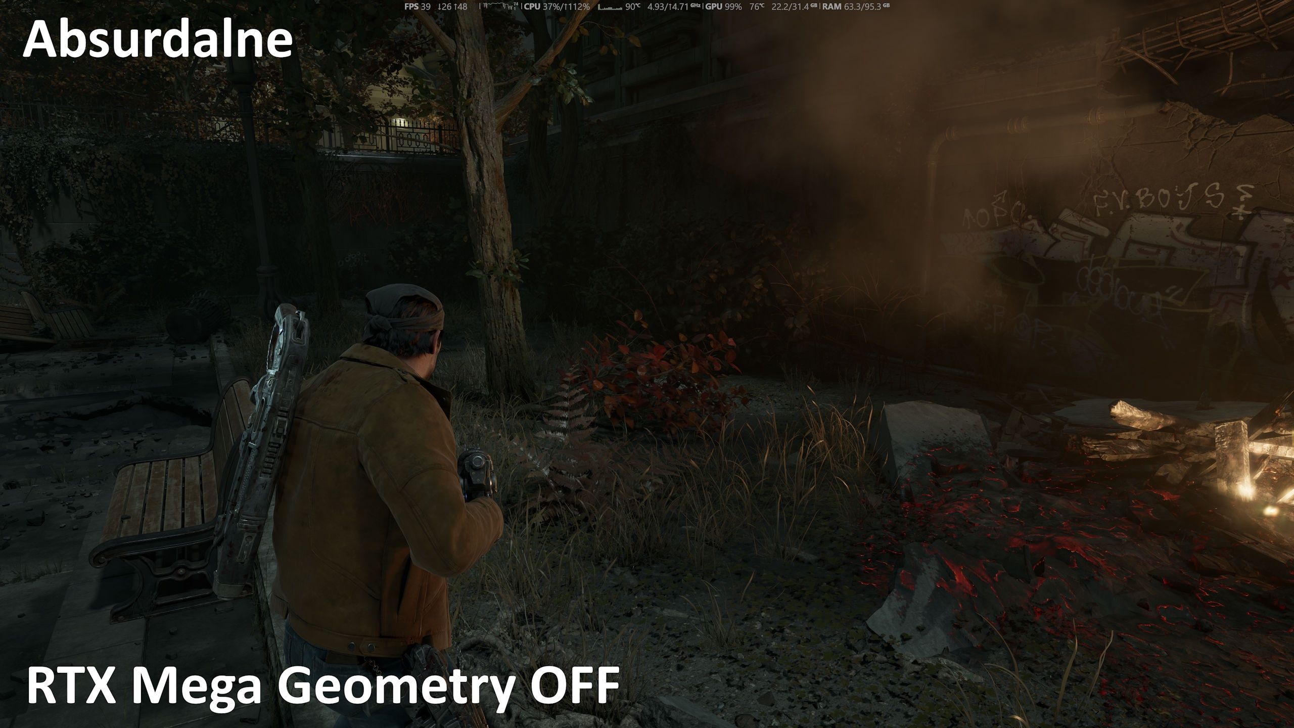 Gears of War: E-Day - ust. Absurdalne bez RTX Geometry
