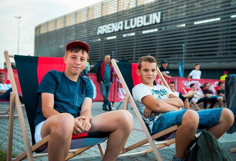 Strefa Kibica przy Arenie Lublin ZDJĘCIA
