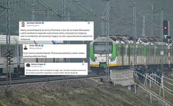 Dywersja na kolei. Fala komentarzy. "Ponownie jesteśmy celem"