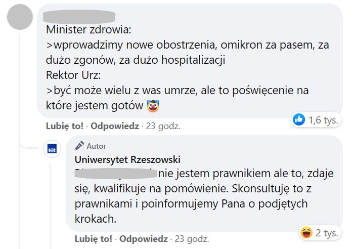 "Shrek" vs Uniwersytet Rzeszowski