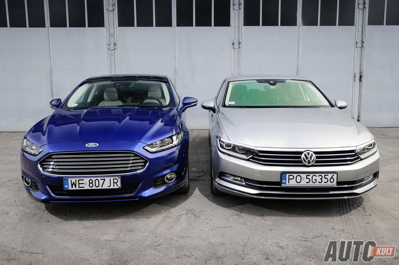 Ford Mondeo i Volkswagen Passat - obecnie rynkowi konkurenci