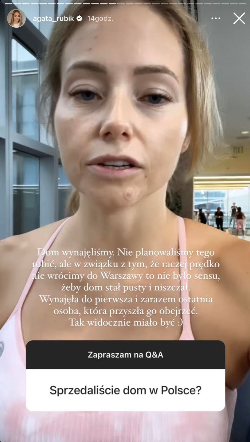 Agata Rubik i jej instagramowy Q&A