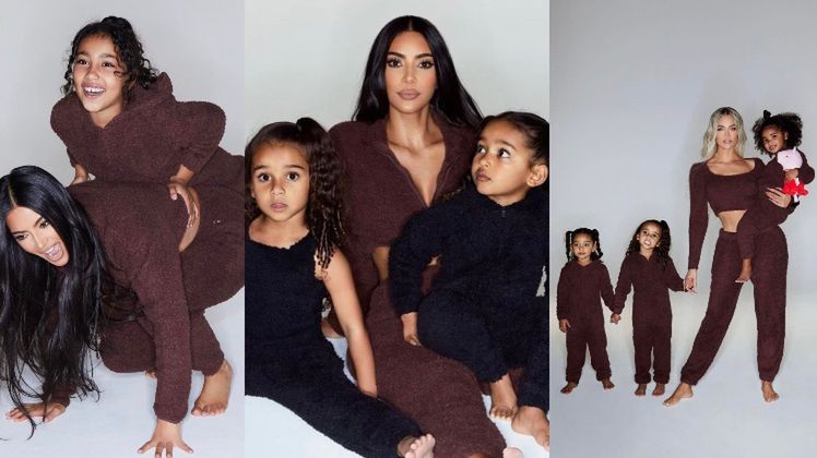 Kardashianki pozują do zdjęć z gromadką dzieci