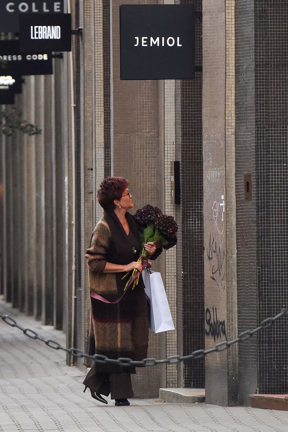 Jolanta Kwaśniewska na zakupach w butiku