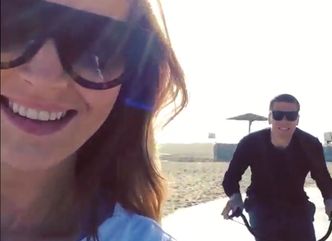 Marina i Szczesny na rowerach w LOS ANGELES!