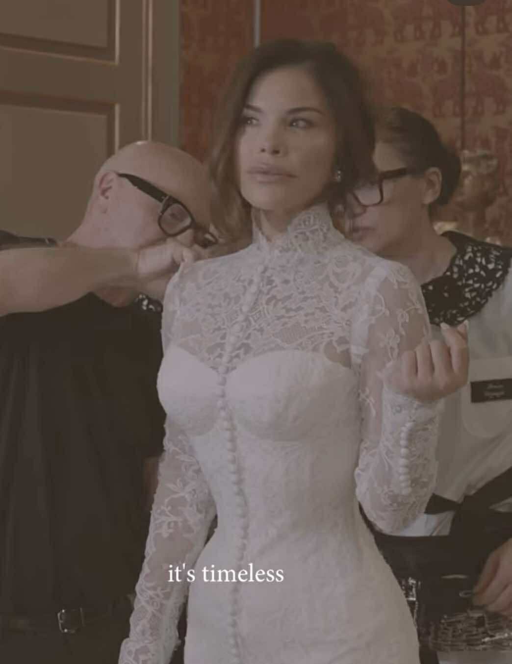 Lauren Sanchez pokazała suknię ślubną