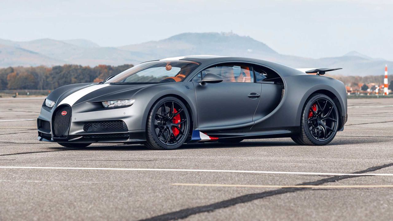 Bugatti Chiron Sport Les Légendes du Ciel spodoba się wielbicielom lotnictwa