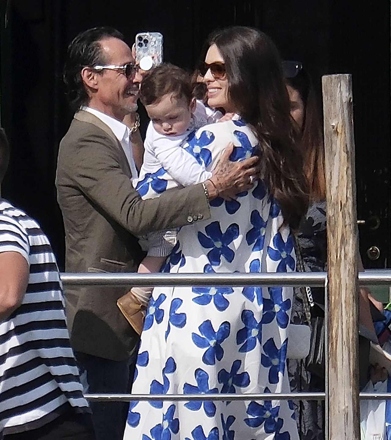 Marc Anthony i Nadia Ferreira w Wenecji