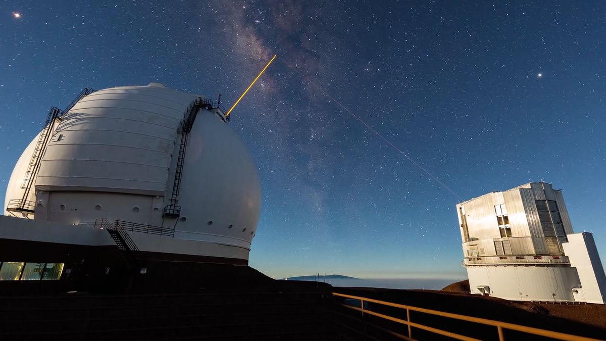 Góra, gwiazdy i lasery - wspaniałe timelapsy doktora astronomii 1