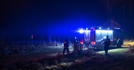 Dramatyczne zdarzenie w Świnoujściu. Z lasu wybiegł płonący mężczyzna
