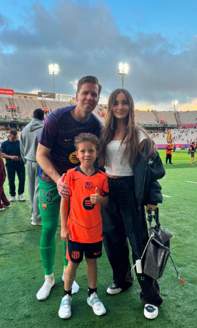 Wojciech Szczęsny, Marina Łuczenko, Liam Szczęsny