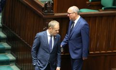 Kłótnia o PIP. Tusk blokuje reformę Lewicy, Czarzasty chce spotkania z premierem