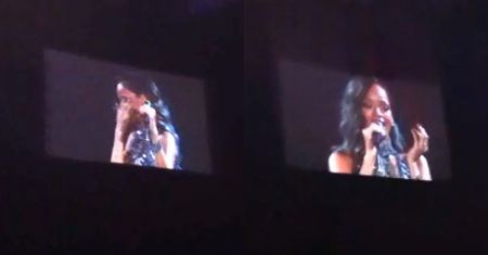 Rihanna płacze na koncercie!