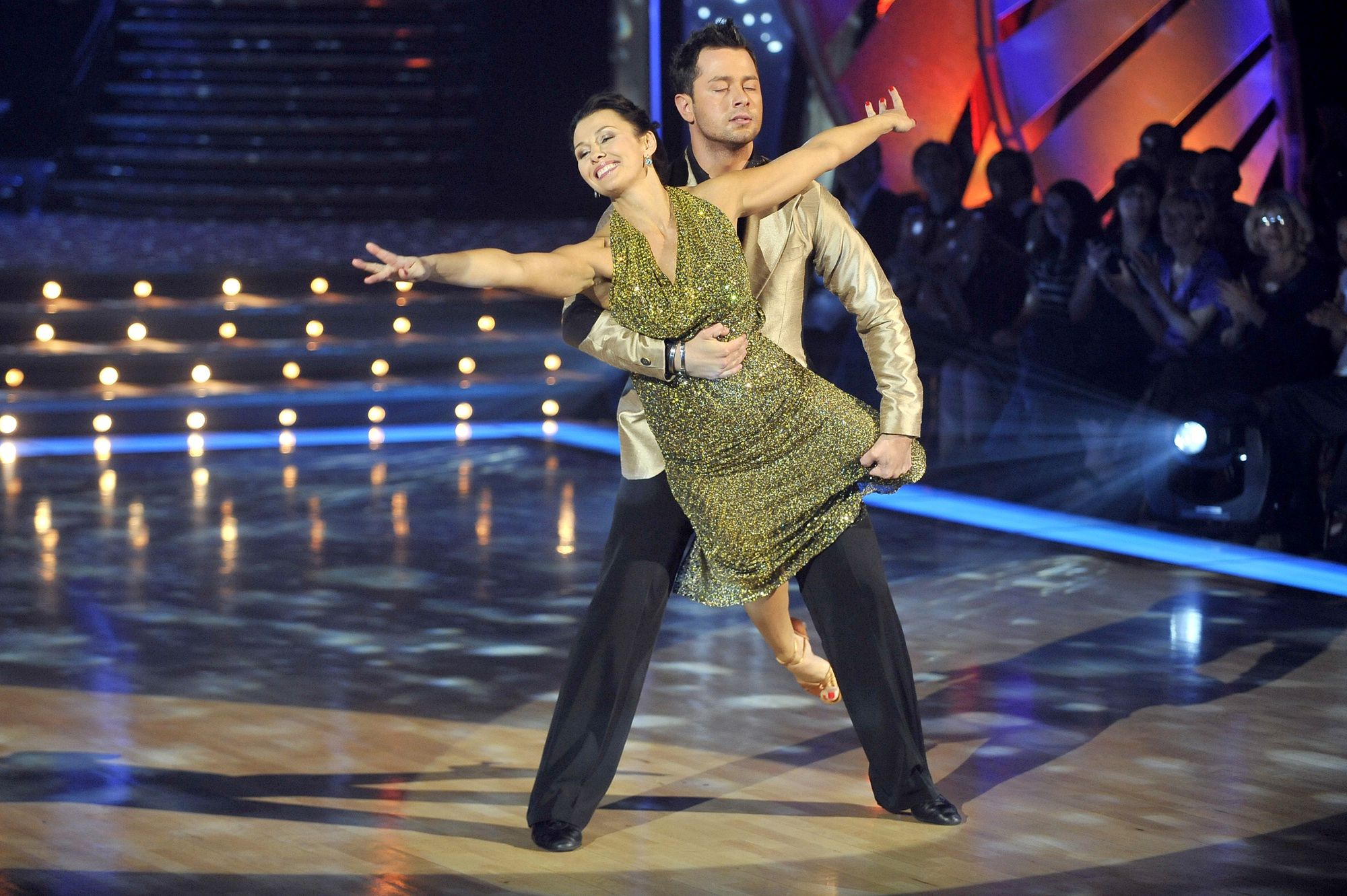 Anna Popek i Cezary Olszewski w programie "Taniec z gwiazdami"