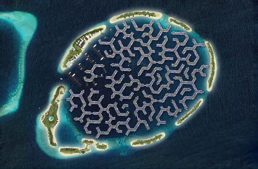 Malediwy budują największe na świecie miasto na wodzie