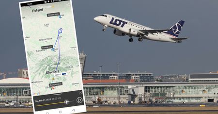 Wiatr uniemożliwia lądowanie w Warszawie. Samoloty skierowane do Budapesztu
