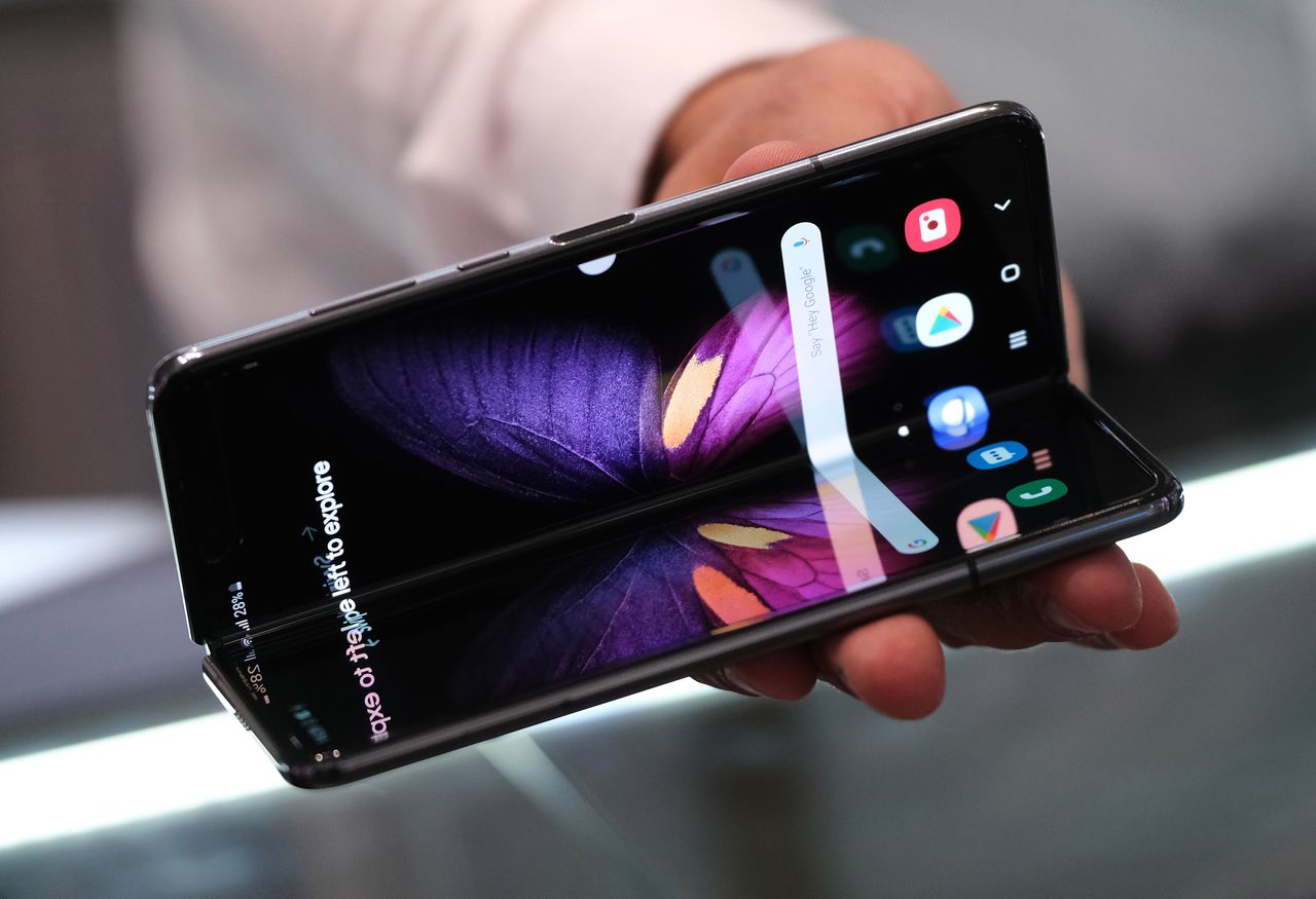Samsung Galaxy Fold na targach IFA 2019 (Getty Images)
