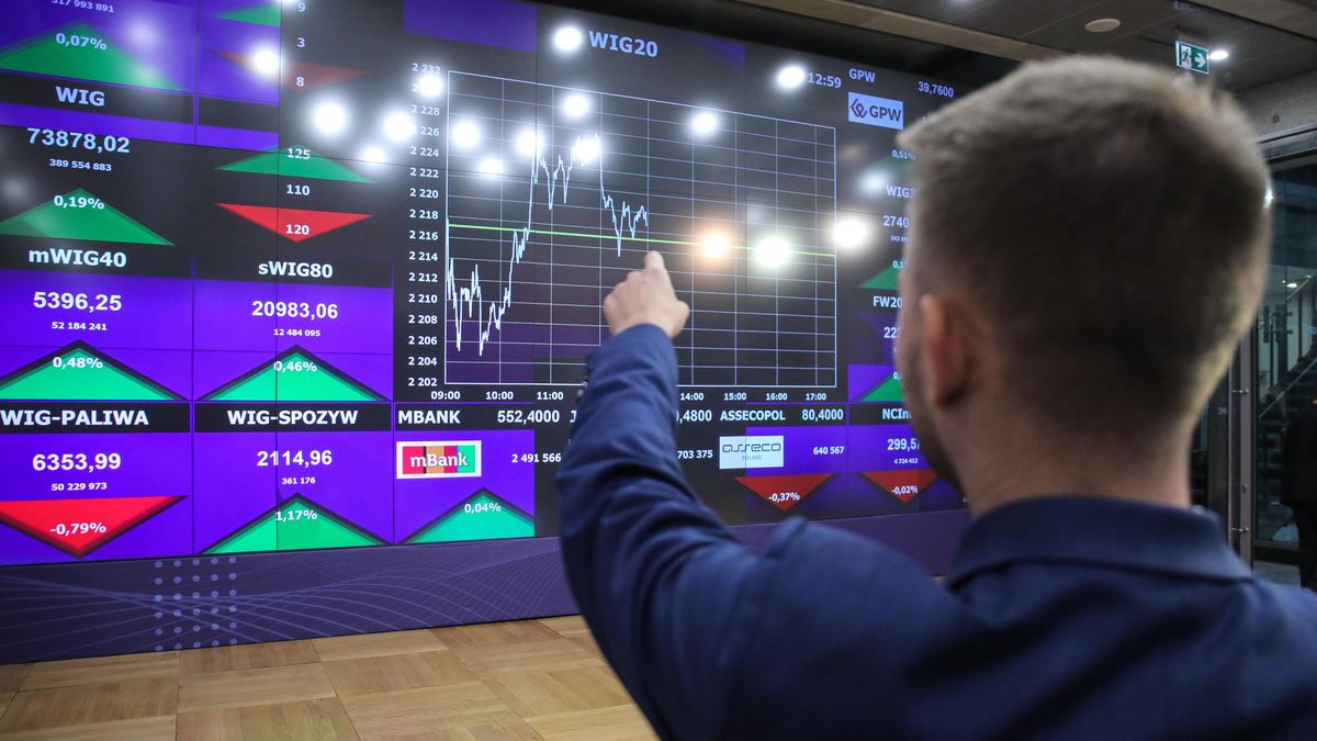 "Krwawy poniedziałek" wstrząsnął rynkami. Na zdjęciu notowania G