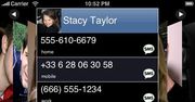 Kontakty w iPhonie  w stylu Cover Flow