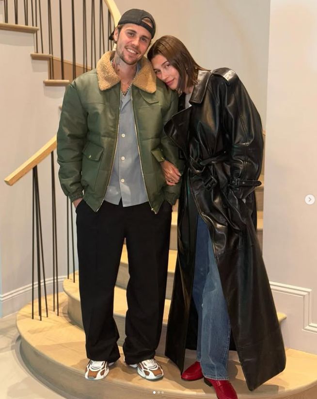 Justin Bieber and Hailey Bieber