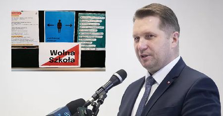 "Uprzejmie donoszę". Dyrektor pokazał zdjęcie i zwrócił się do Czarnka