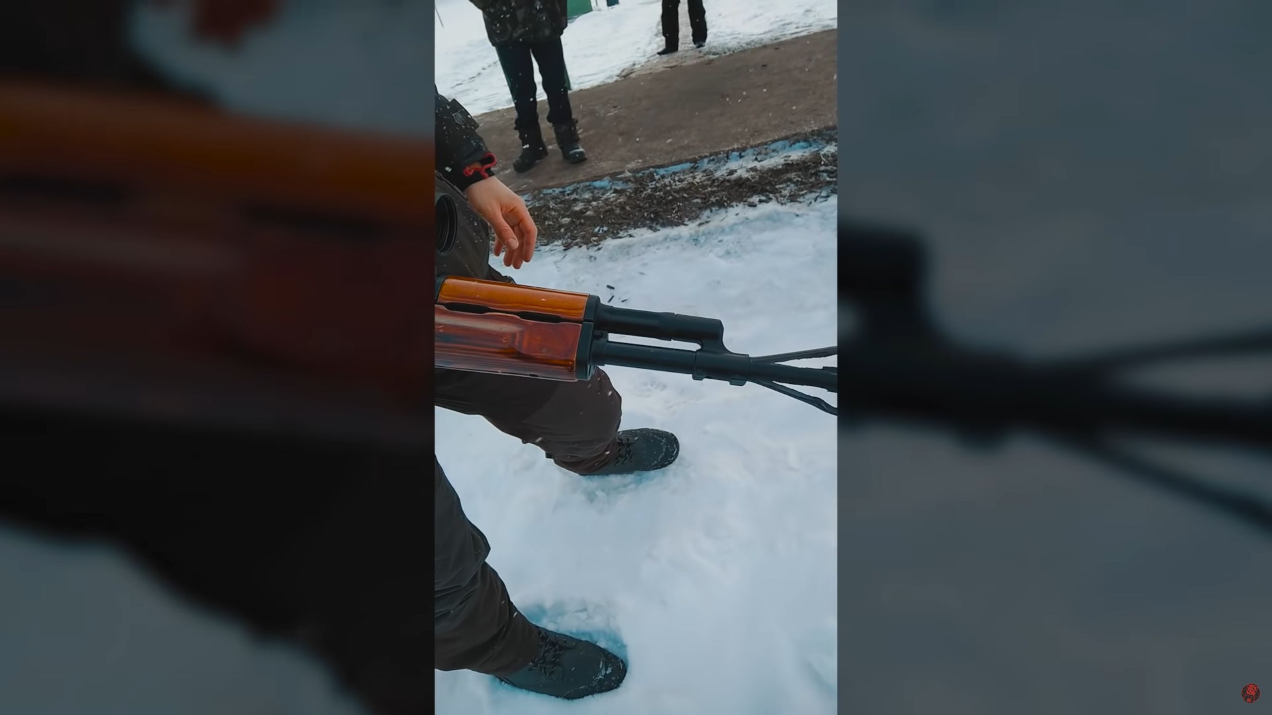 Karabinek AKMS (cywilna Saiga) z rozdętą lufą w wyniku użycia niskiej jakości amunicji.