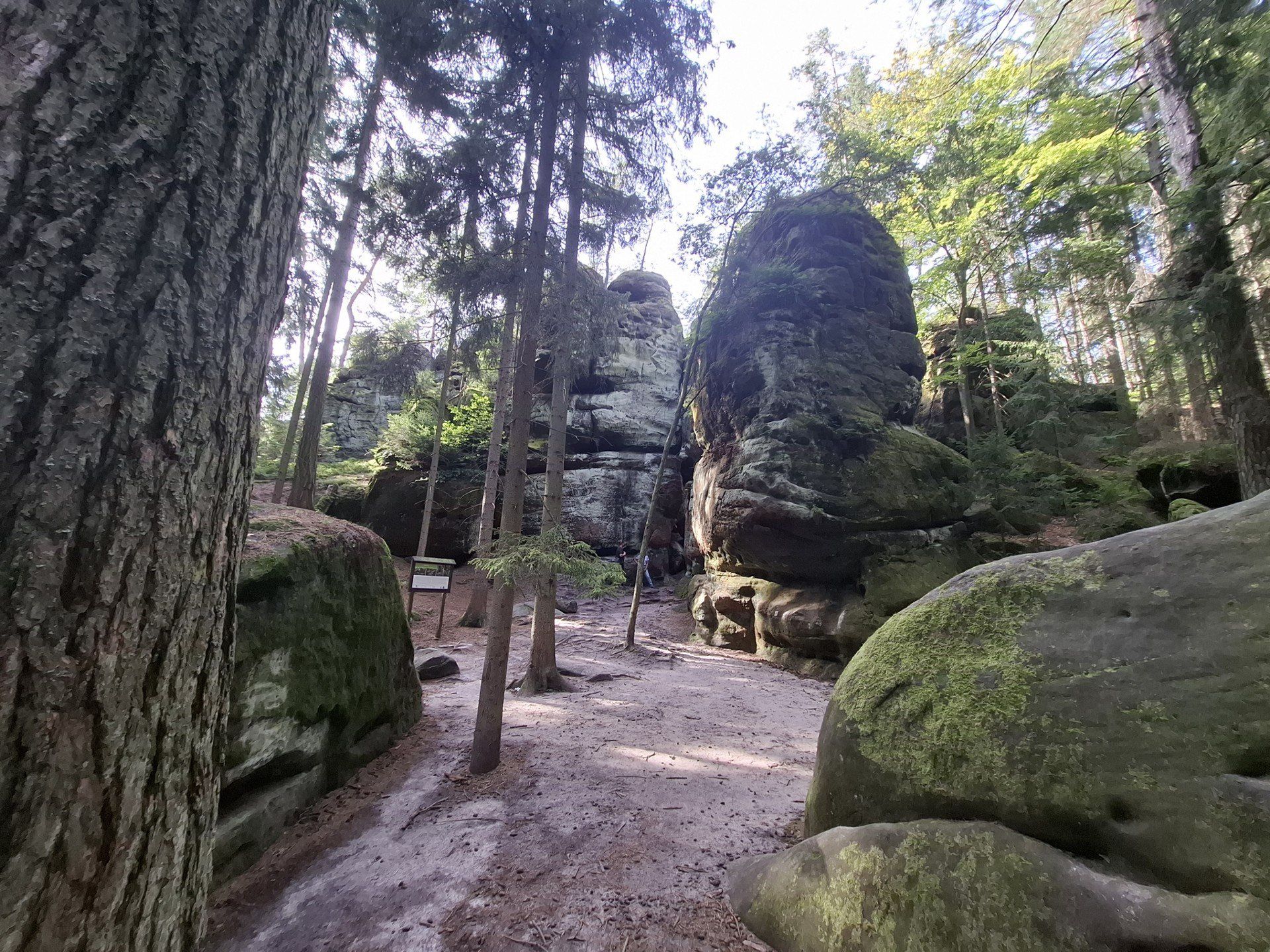 Besedickie Skały - ten skalny labirynt to prawdziwy klejnot, który urzekł mnie spokojem i małą liczbą turystów.