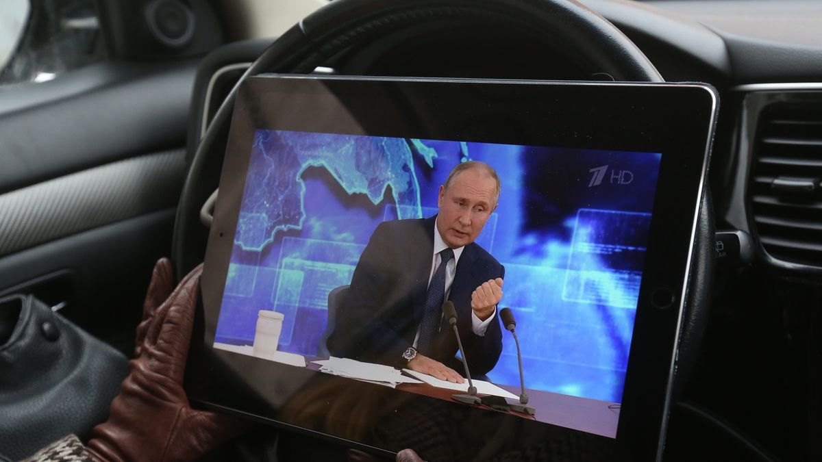 Russia's President Vladimir Putin Delivers Annual News Conference
Bloomberg
moscow, newser, press, presser, news conference, russian, russia government russian, government news, bric countries, emea