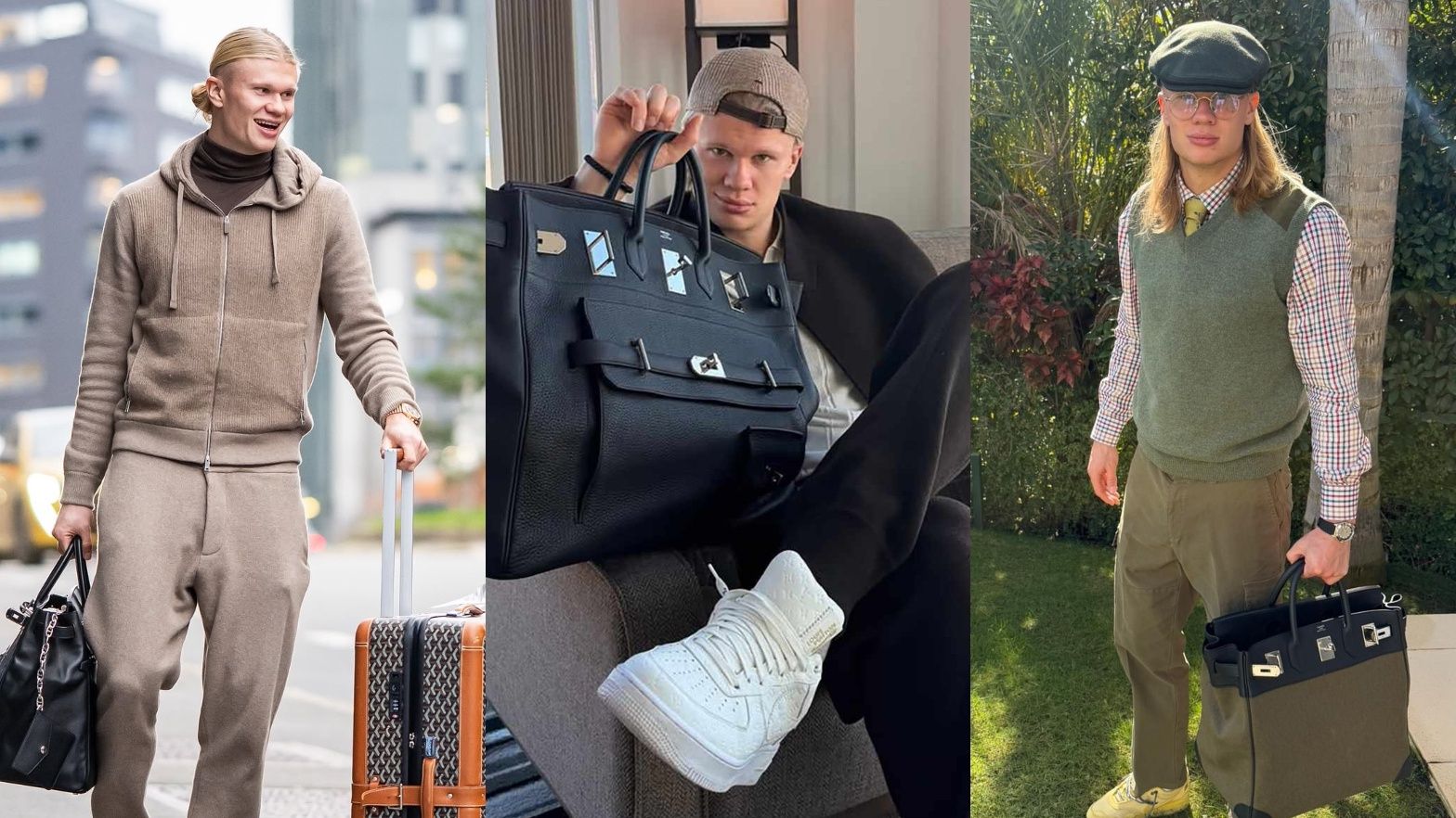 Erling Haaland jest kolekcjonerem torebek Hermes
