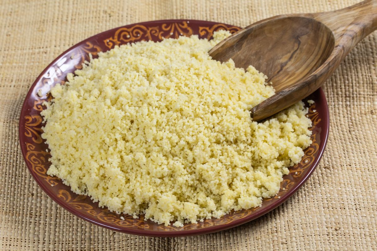 Semolina can replace flour. It will make delicious pancakes.