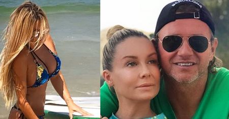 Rozenek niczym Hulk Hogan wygina się przy łódce (FOTO)