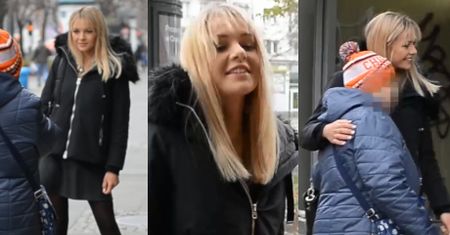 Zwyciężczyni "Top Model" pozuje z fanką do zdjęć (WIDEO)
