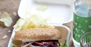 Burger z kurczakiem teriyaki