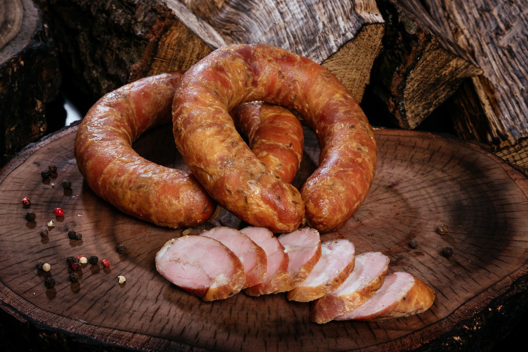 Wędzona kiełbasa