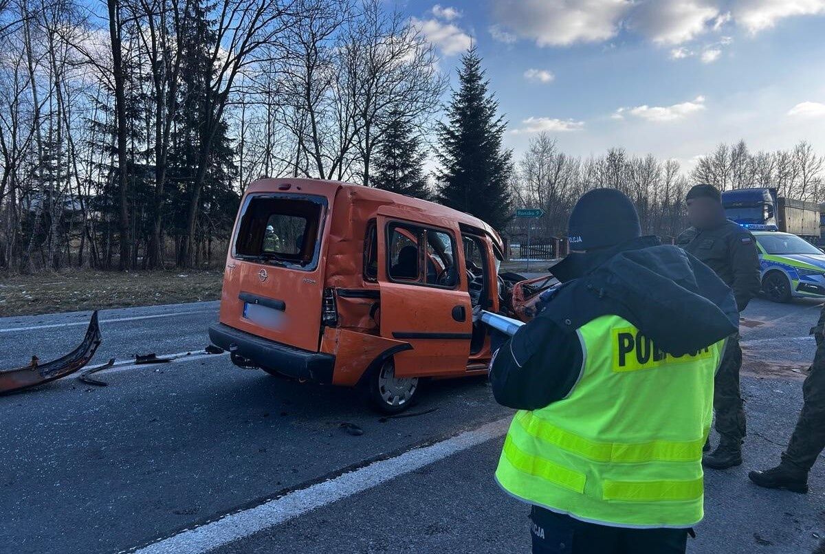 Wypadek na DK17