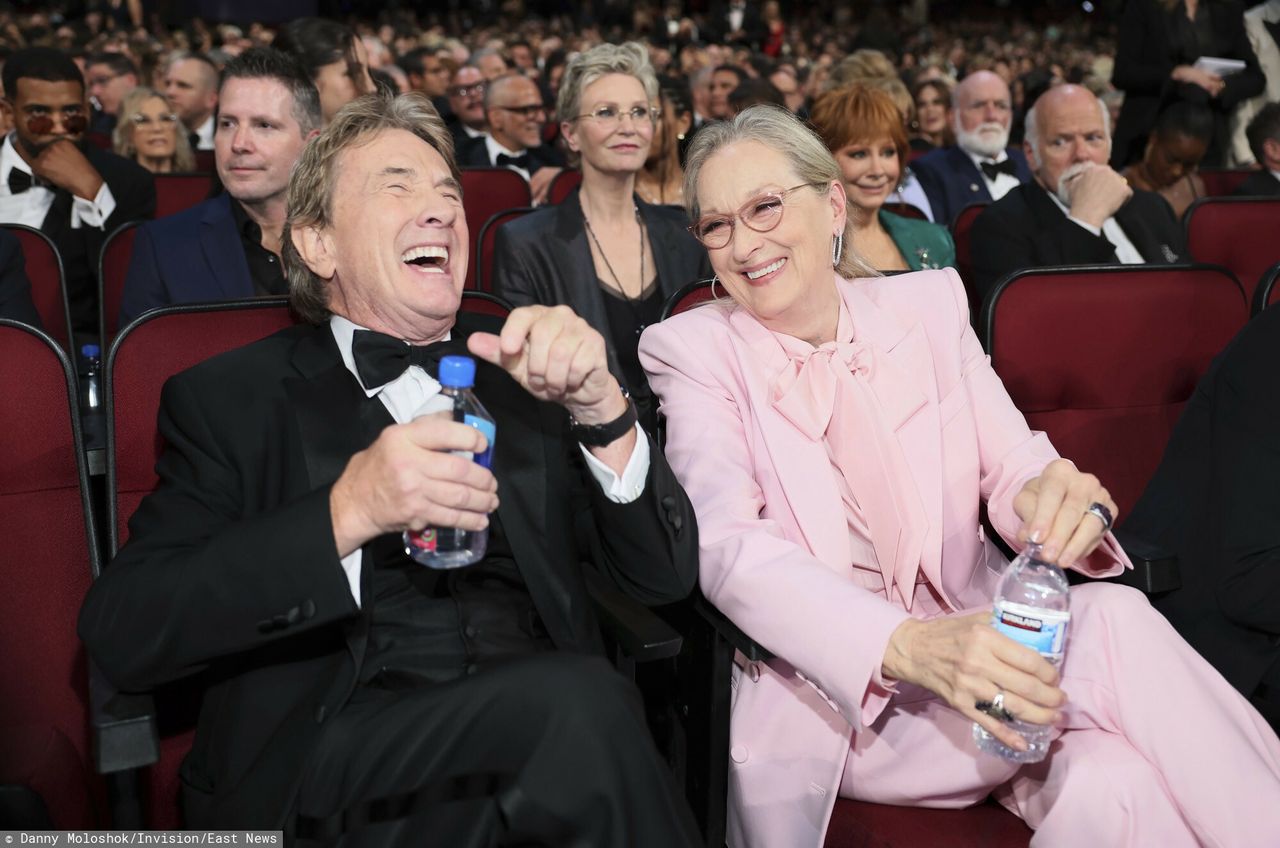 Martin Short and Meryl Streep at the Emmy Awards