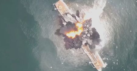 Manewry "Lipcowa burza" na Bałtyku. Rosjanie zaatakowali cel morskim dronem