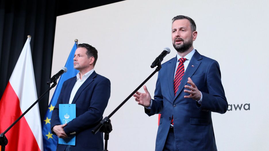 Konferencja nt. bezpiecze?stwa i ochrony ludno?ci cywilnej
Fot. Dawid Wolski/East News, 13.03.2024. Warszawa. Konferencja prasowa na temat bezpieczenstwa i ochrony ludnosci cywilnej, z udzialem wicepremiera Wladyslawa Kosiniaka-Kamysza (P) i prezydenta Warszawy Rafala Trzaskowskiego (L), w Pawilonie Architektury ZODIAK.
Dawid Wolski