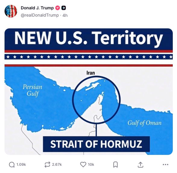 Wpis Donalda Trumpa