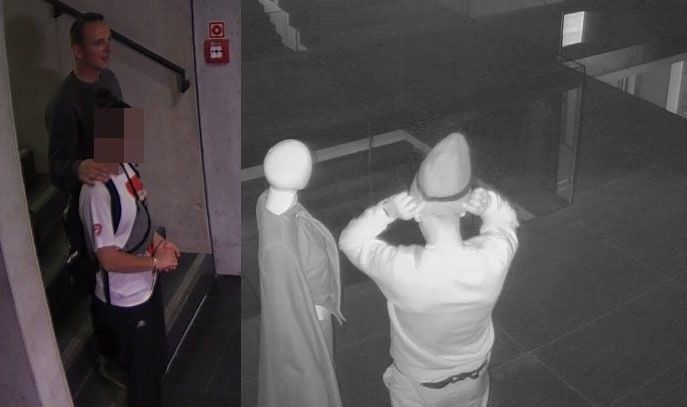 Policja publikuje wizerunek mężczyzny, który ukradł manekinowi maskę
