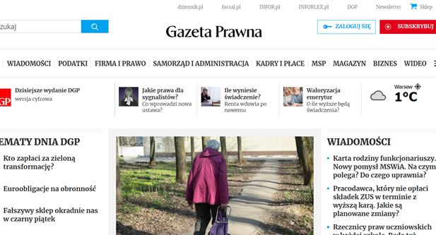 Logo „Dziennika Gazety Prawnej” znika z portalu wydawcy